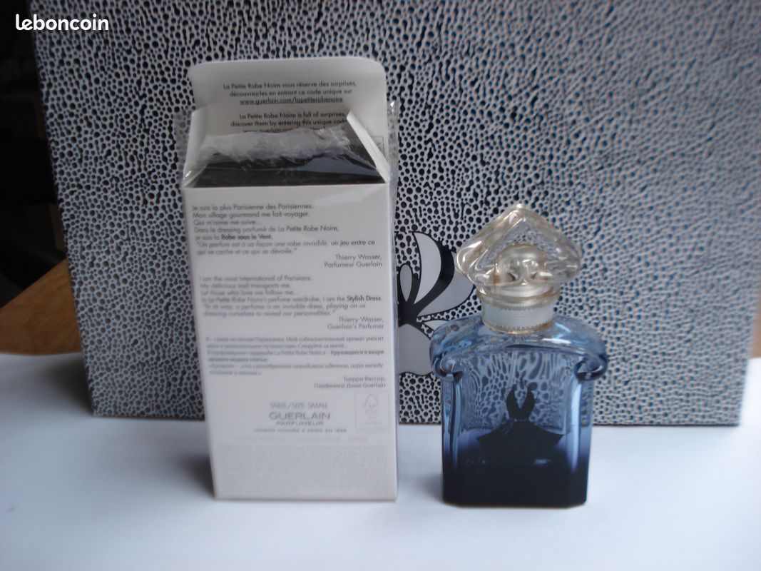 GUERLAIN Boite et flacon VIDE EDP intense Ma Robe Sous Le Vent La Petite  Robe Noire 30ml n°19 - Collection