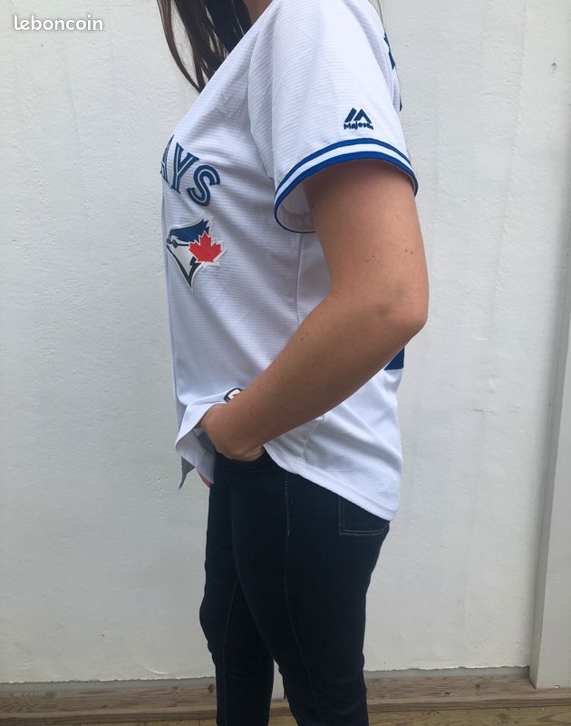 Maillot Majestic Blue Jays Toronto MLB taille L femme (image 3)