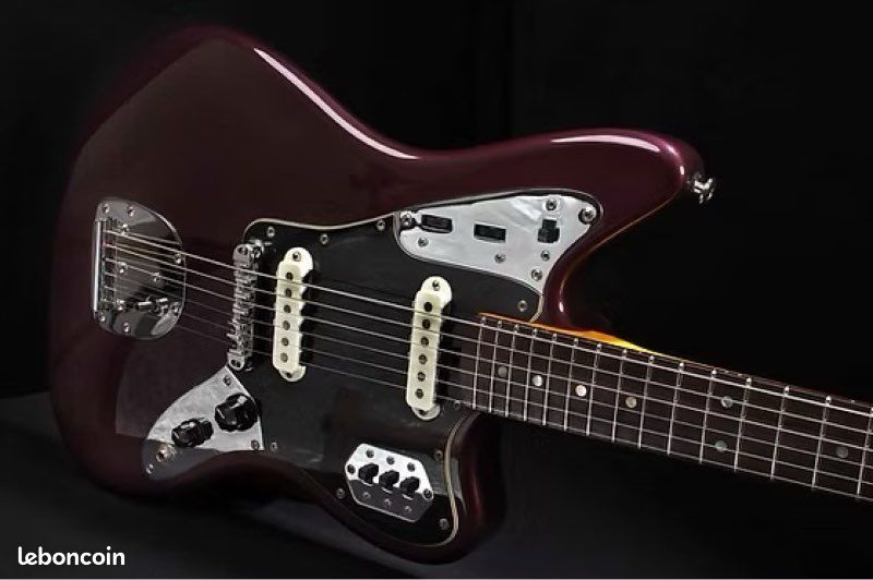 Échange possible - Guitare luthier Yann Mahé - Jaguar 1966 superbe état (image 10)