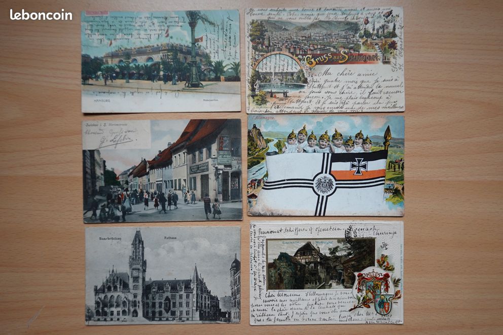 Vieille Carte Postale En Relief De HEILBRONN, Allemagne ~ Scène De Rue D'époque Par Artiste, Vers 1900, Non Utilisée