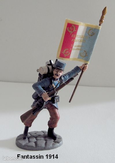 FIGURINE ATLAS SOLDATS FRANCAIS DE 1914 1918 14-18 OFFICIER DE L