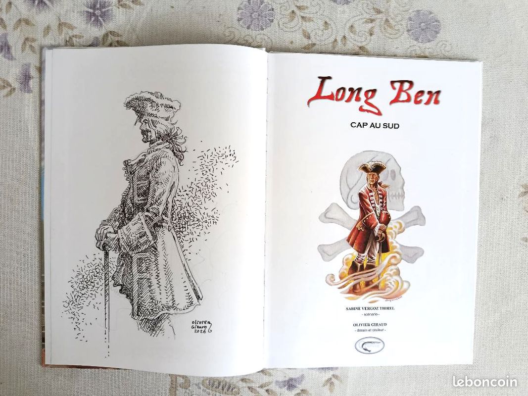 BD long Ben dédicacée + original (image 2)