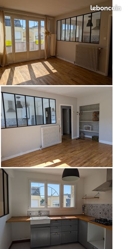 Appartement 3 pièces 57 m² · à Rennes · 56,6 m² · 230 000 €