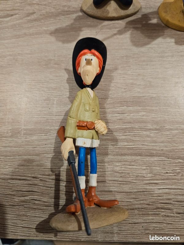 Figurines de la BD Lucky Lucke collection Marie Leblon 2003