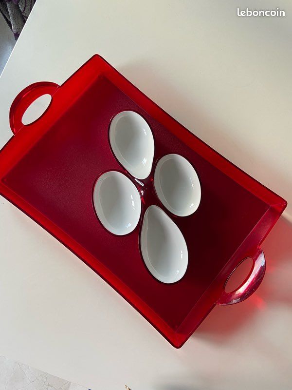 Set apéro Guzzini rouge (image 1)