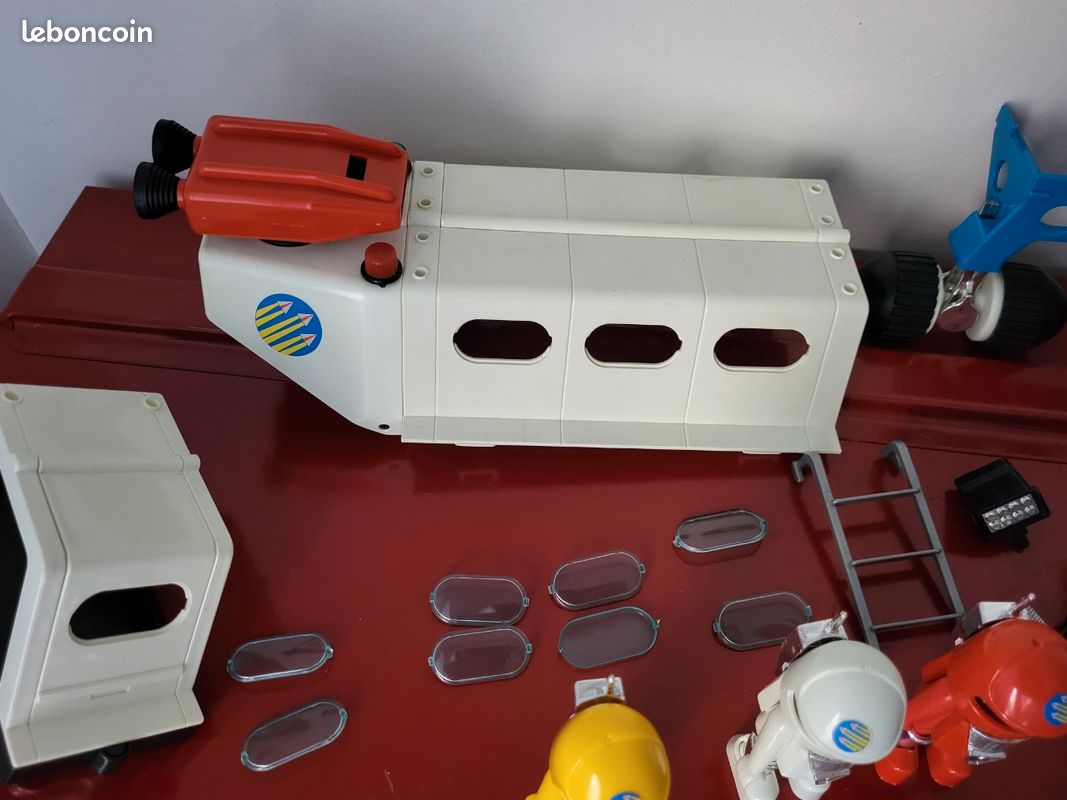 LOT PLAYMOBIL NAVETTE playmospace 3509 complet origine avec boite en