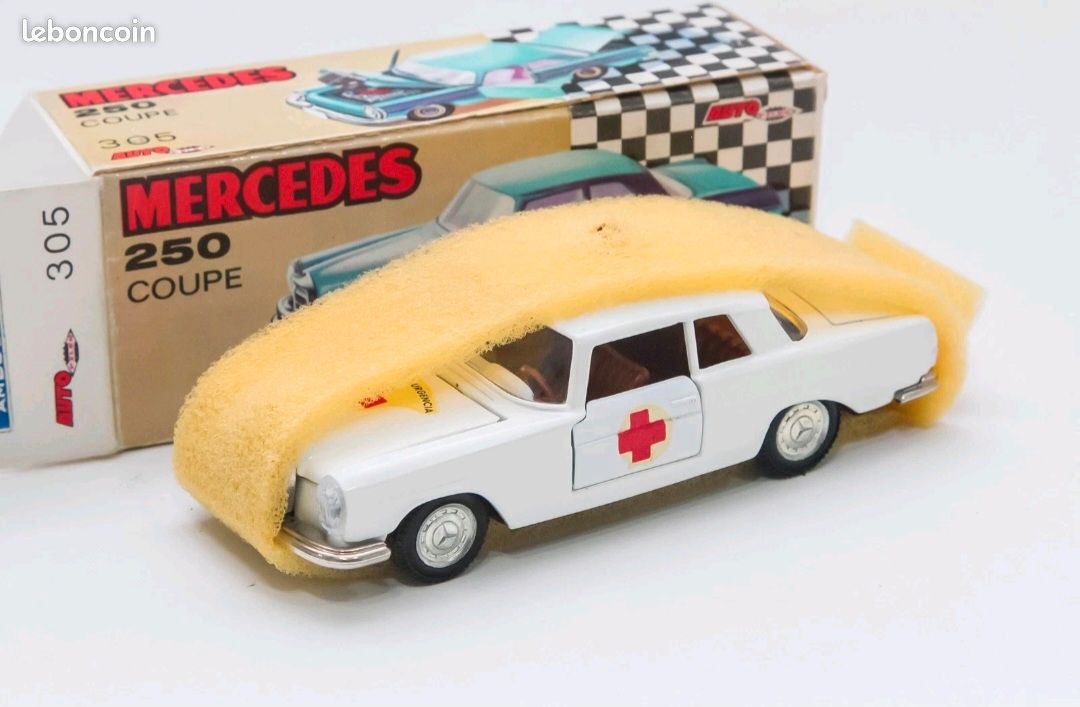 mercedes benz 250 coupe, de auto pilen 1/43. pe - Compra venta en