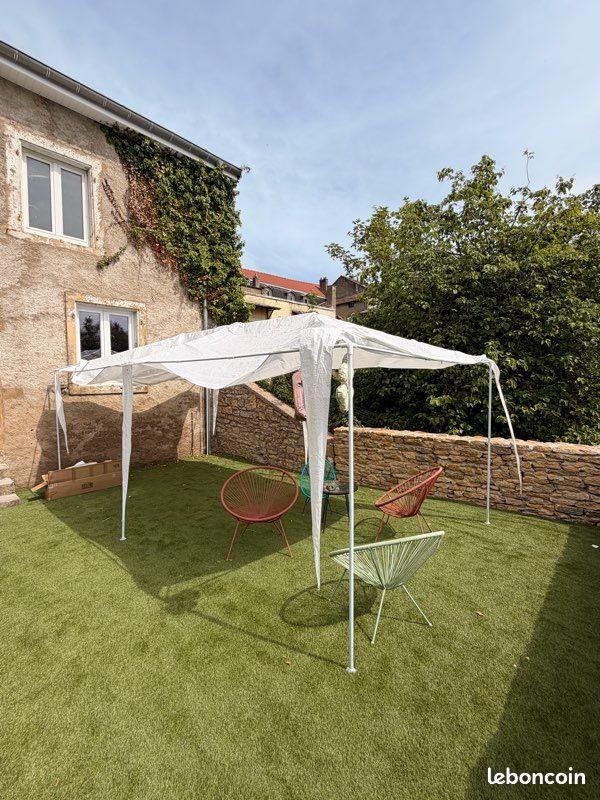 Grande tonnelle blanche 3x6m – idéale réception / jardin (image 3)