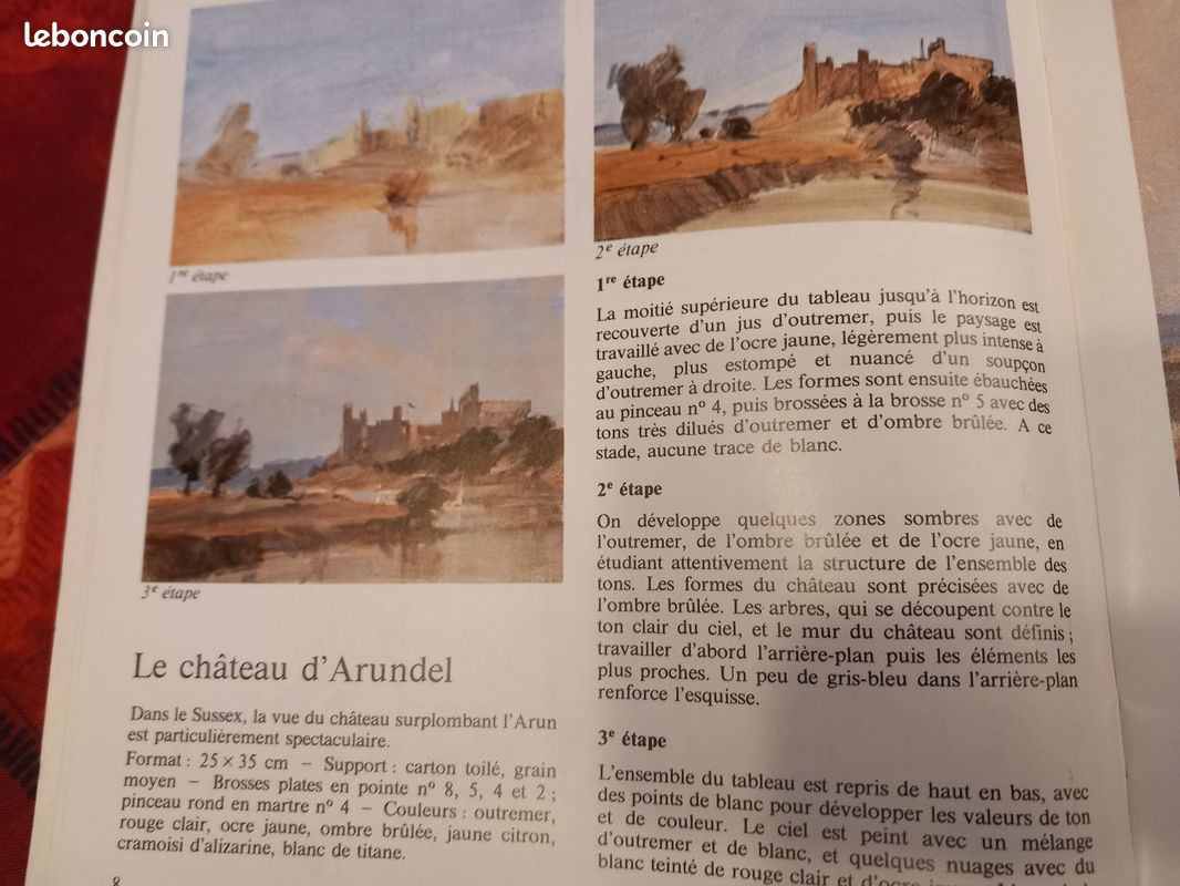 3 livres pour artistes, collection "pinceau-poch" : acrylique, huile, aquarelle (image 3)