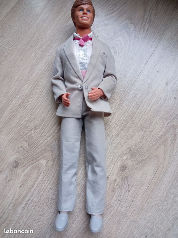 Poupée Ken Vintage Mattel Douceur 1984 - Tenue D'origine, En Très Bon état (TBE)