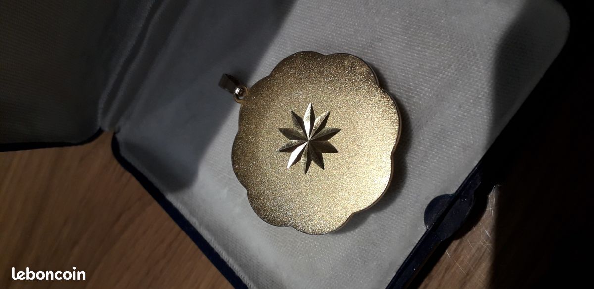 Pendentif Millefiori Authentique En Verre De Murano, 32 Mm, Plaqué