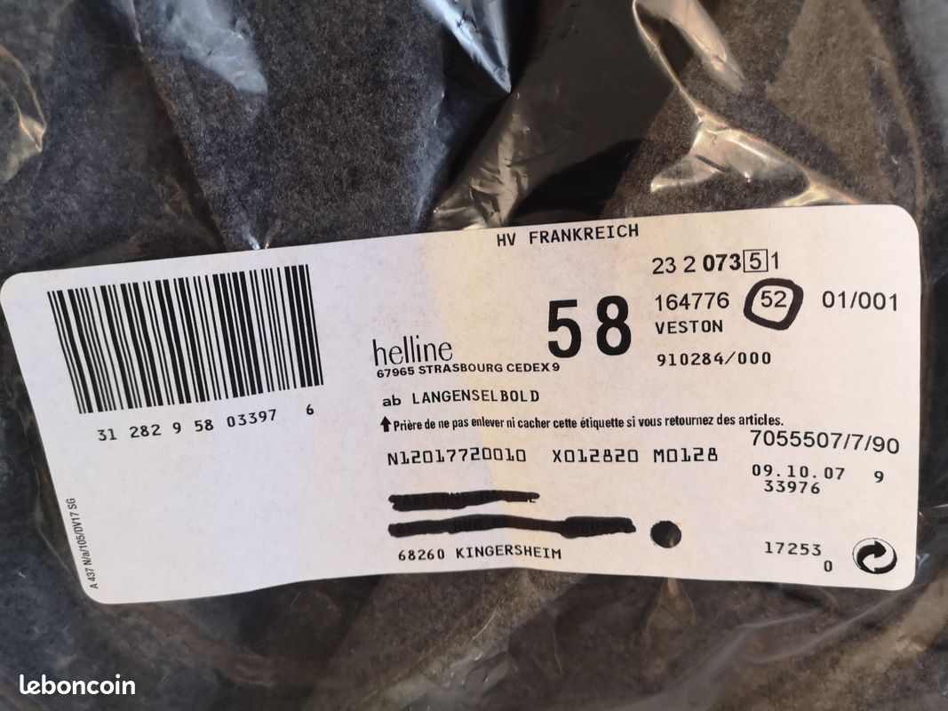Belle veste grise neuve laine/cachemire HEINE 52 (image 8)