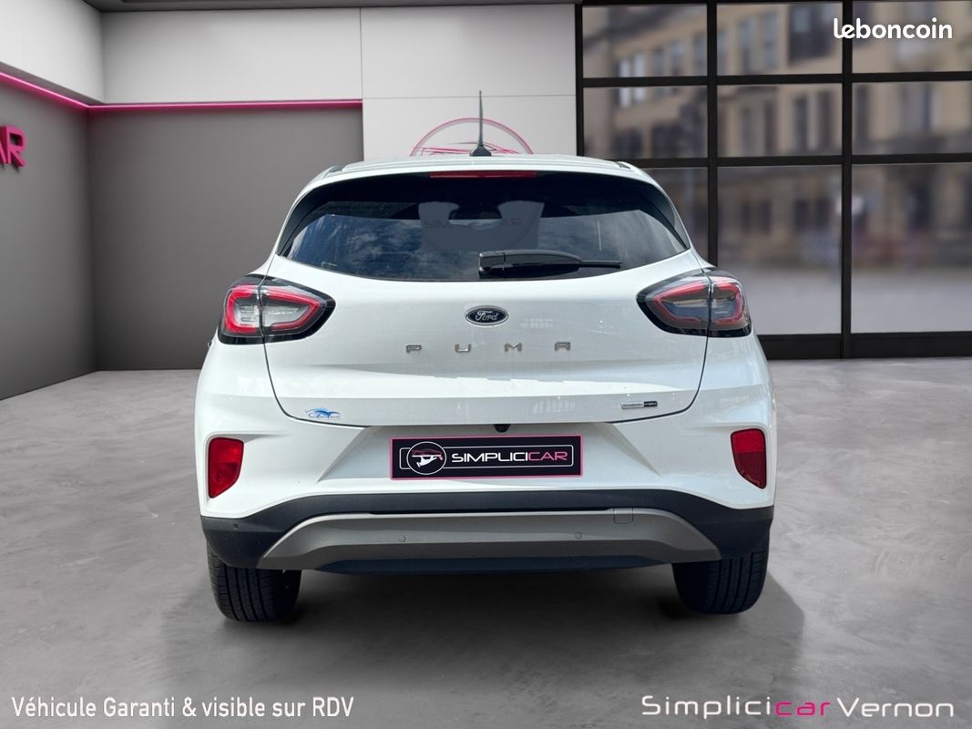 FORD PUMA 1.0 ECOBOOST 125 MHEV TITANIUM Caméra de Recul Carplay Sièges massant Garantie 12 mois (image 7)