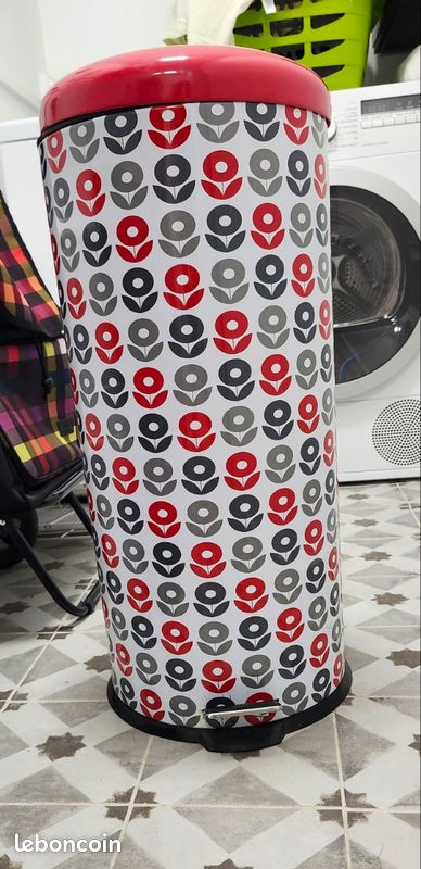 Poubelle haute 30L vintage (image 1)