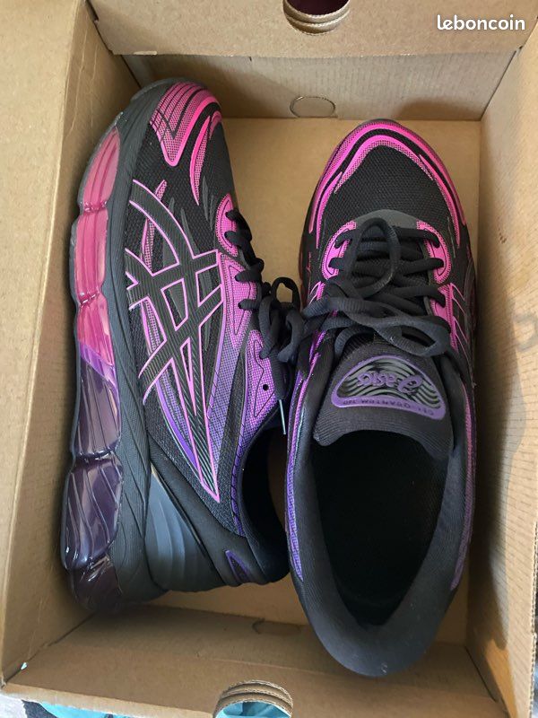 Glow Asics Gel 360 Black GEL-QUANTUM 360 VIII Unisex Black/Pink