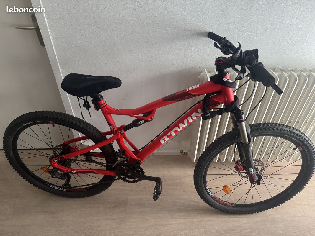 Vtt Rockrider Rouge Rockrider 540 Rouge Et Noir VÉLO VTT ST 540