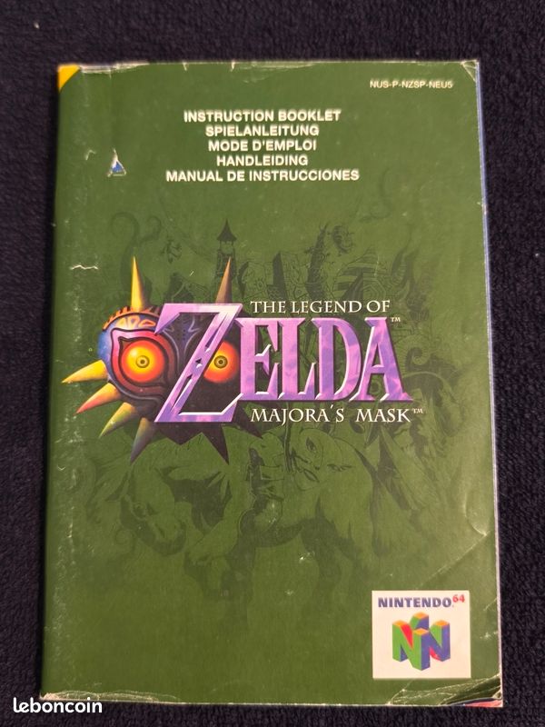 Zelda majora's mask nintendo 64 (image 5)
