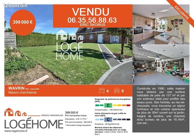 Maison 5 pièces 137 m²