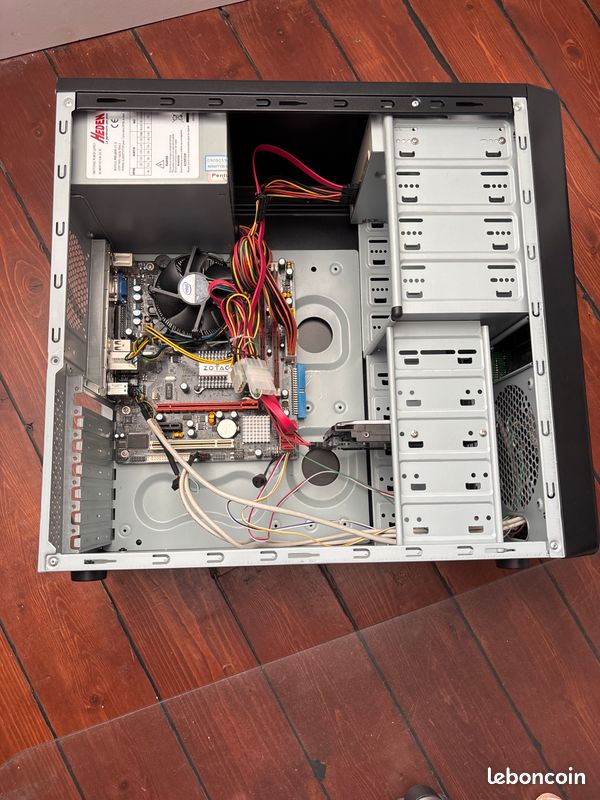 Pc complet Processeur celeron double cœur 2 x 2go ddr2 800 mghz, alim 480 watts, cdrom, disk dur sata (image 2)