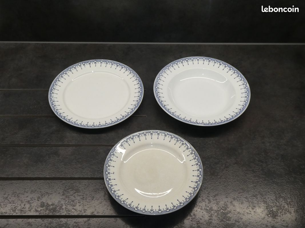 Assiettes Sarreguemines modèle Momeny – Pupuces Boutique Assiettes Sarreguemines modèle Momeny – Pupuces Boutique