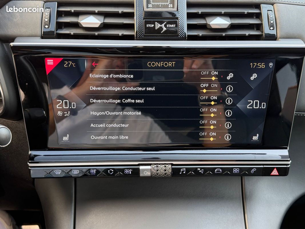 Ds ds7 crossback 1.6 225 cv eat8 grand chic opera / toit ouvrant garantie 6 mois 2019 (image 18)