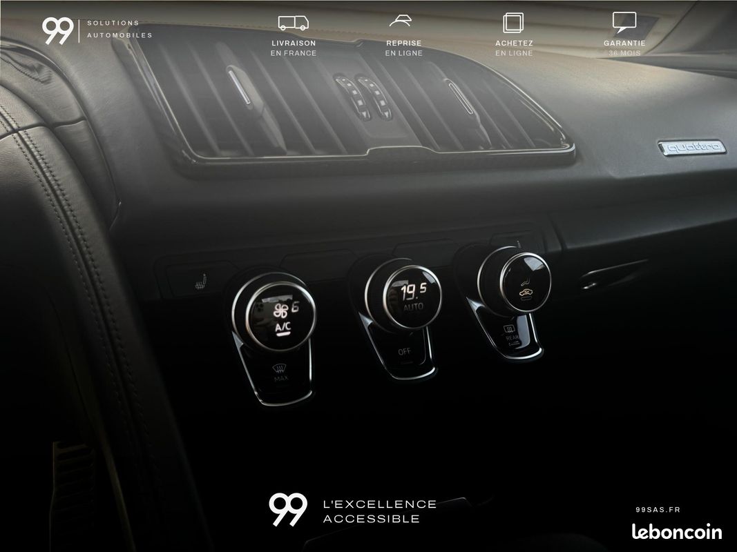 AUDI R8 Spyder V10 620ch Performance malus payé Miltek Carbon Full LOA 1521e/ MOIS LIVRAISON REPRISE (image 24)