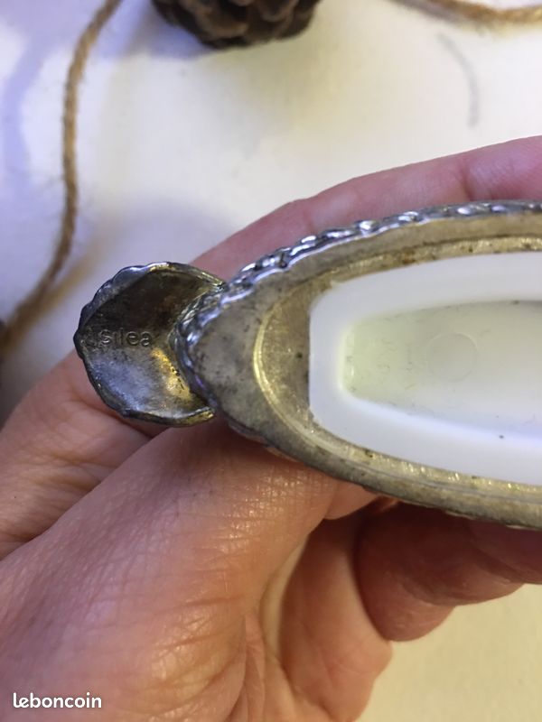 Lot salière et poivrière canard en Argent (image 4)