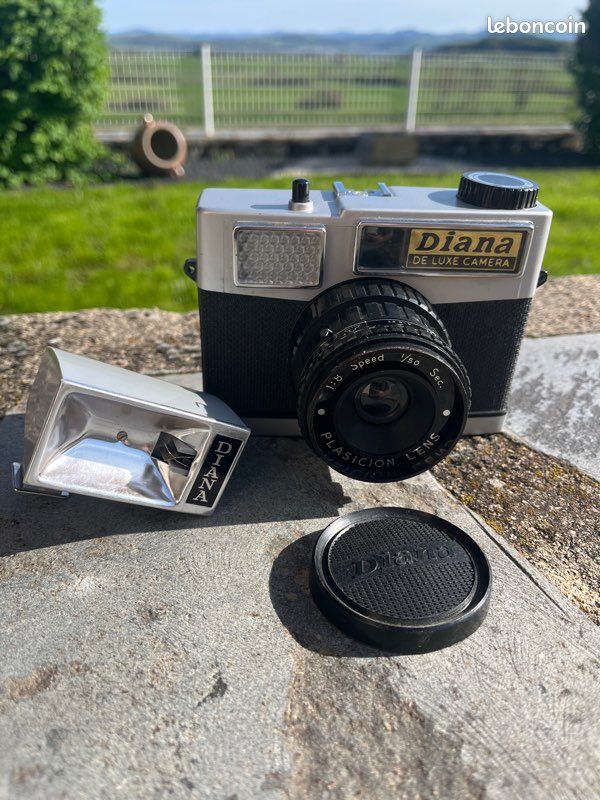 Lot de 6 appareils photo vintage – Polaroid, Kodak, Foca, Diana, Photon (image 5)