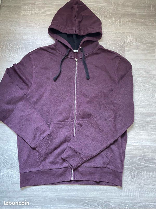Gilet violet bordeaux C&A Homme L Vêtements