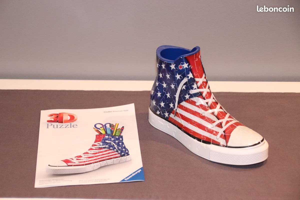 Puzzle 3D Chaussure SNEAKER AMERICAN STYLE: Jeux Jouets