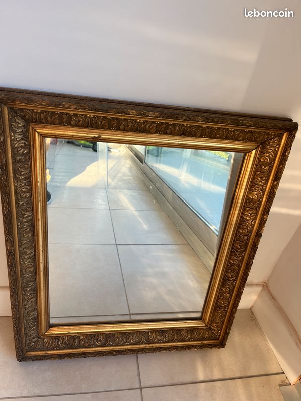 Miroir Cadre Ancien Dit Barbizon (image 1)