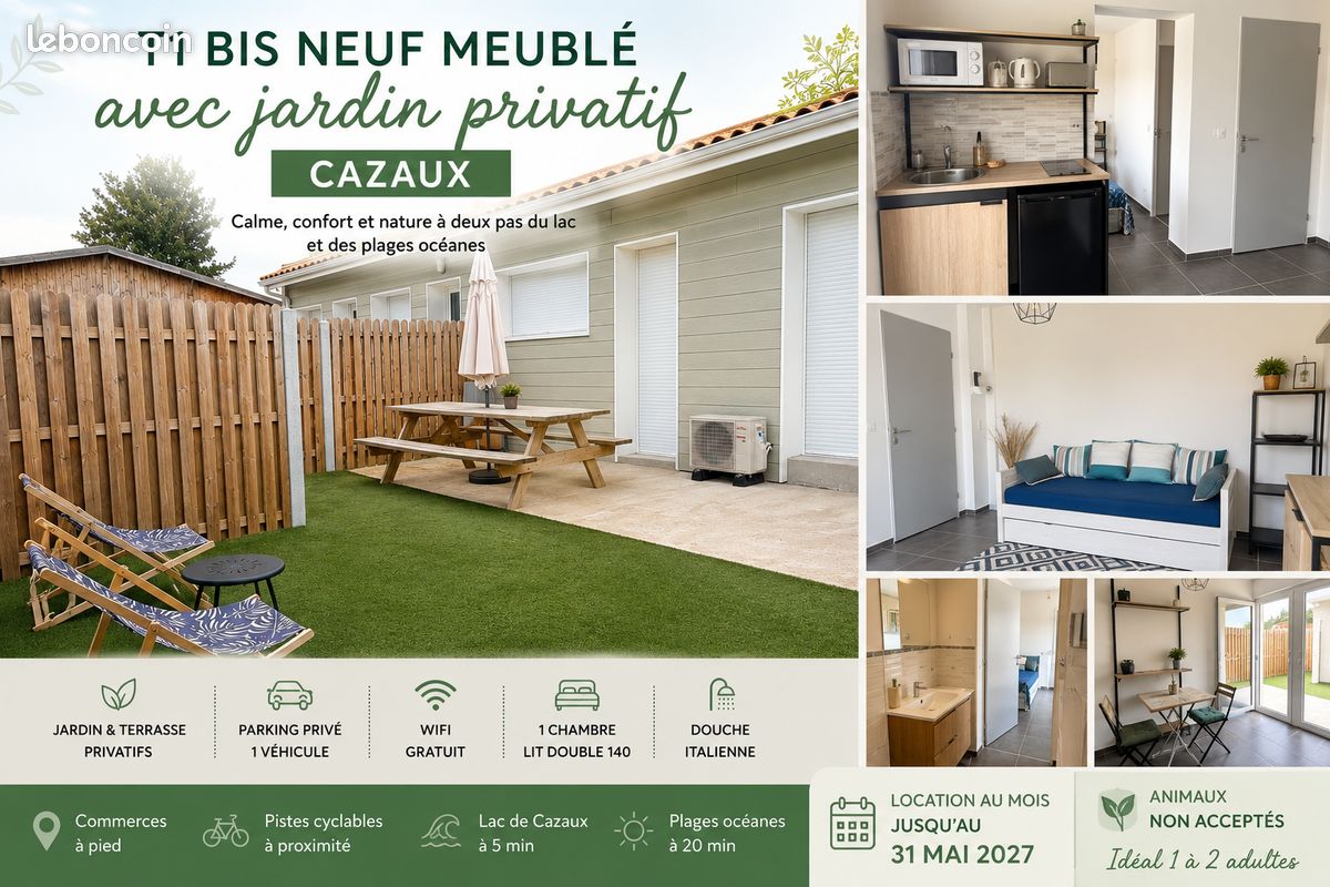 Appartement 3 pièces 25 m² · à La Teste-de-Buch · 25 m² · 700 €/mois