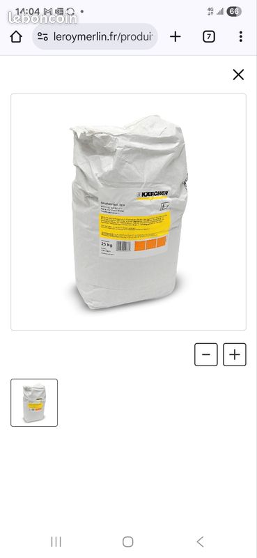 Sable de sablage KÄRCHER – sac 25 kg – Neuf Bricolage