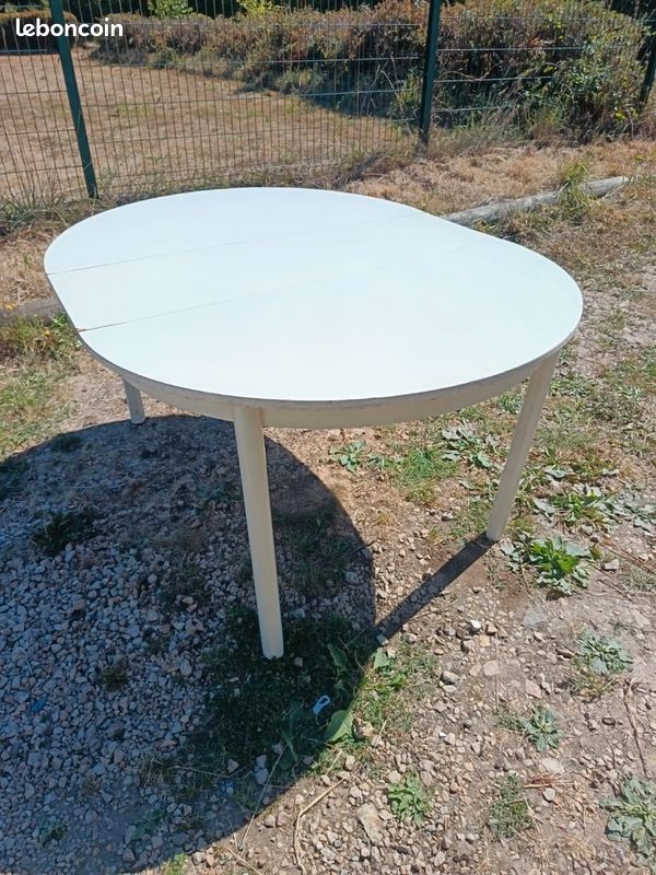 Table ronde avec rallonges (image 2)