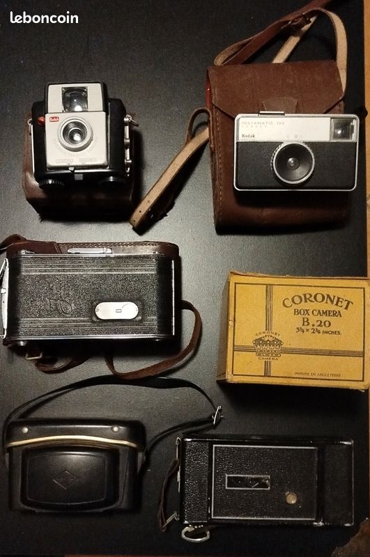 Appareil photo ancien Coronet B20 Box - Années 30 – Le Sélectionneur