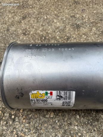 Silencieux Arrière MTS Pour Peugeot 307 Et Citroën C4 - Pièce Échappement - Numéros OE 1726KX, 173050...