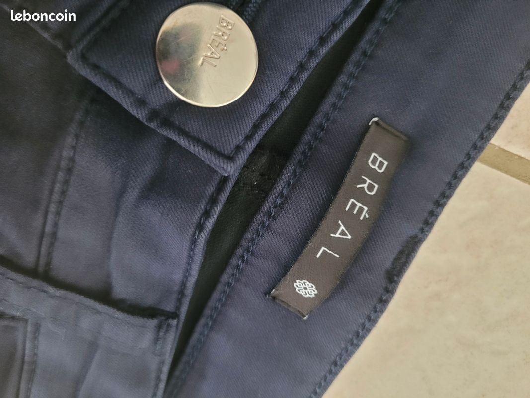 Breal Pantacourt Pantacourt Bleu Marine Femme Pantacourt Femme