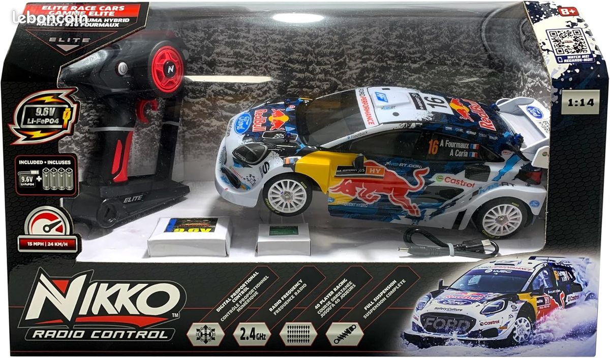 Voiture Télécommandée RC Ford Puma Hybrid Rally WRC 2024 Jeux