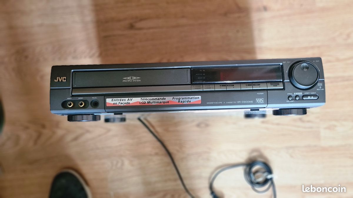 Télécommande D'origine JVC Pour Magnétoscope VHS - Référence PQ10884 (B-406) - Occasion Avec Garantie 6 Mois