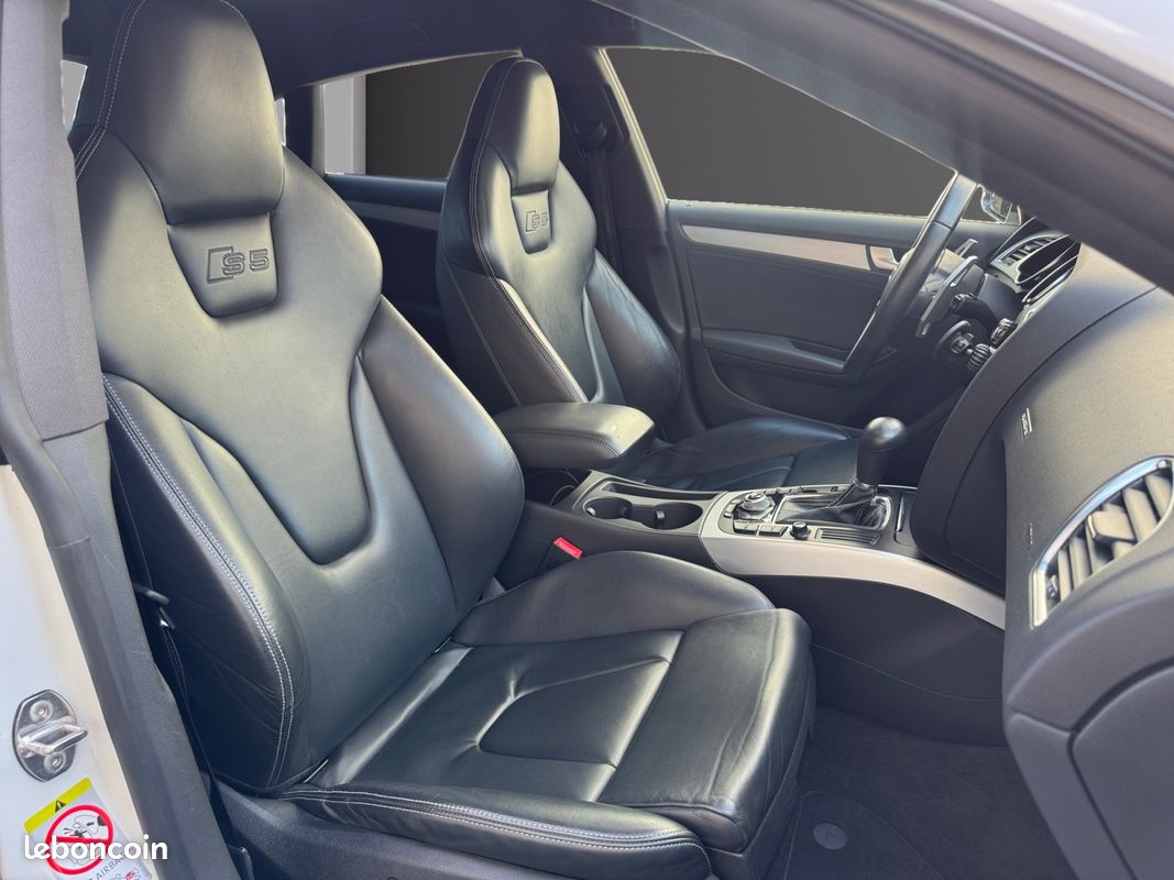 AUDI S5 SPORTBACK 3.0TFSI V6 QUATTRO S-TRONIC TRÈS BEL ÉTAT ORIGINE FRANCE 333Ch Garantie 12 mois (image 10)