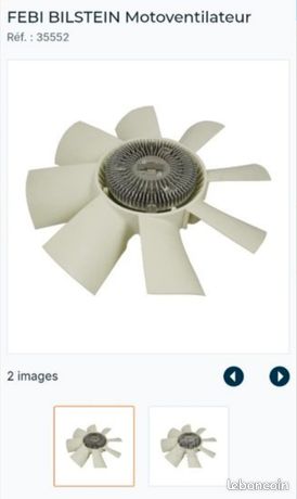 Ventilateur Moteur Febi-Bilstein 31457 - Compatible Renault Trucks Mascott, Refroidissement Radiateur