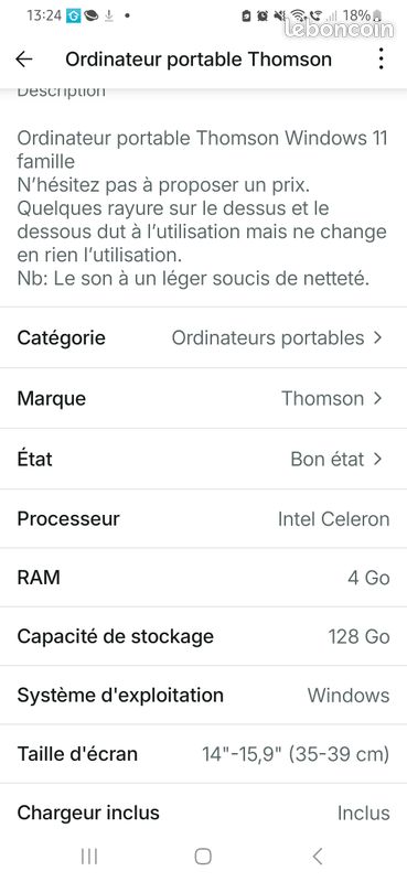 Ordinateur portable Thomson (image 9)