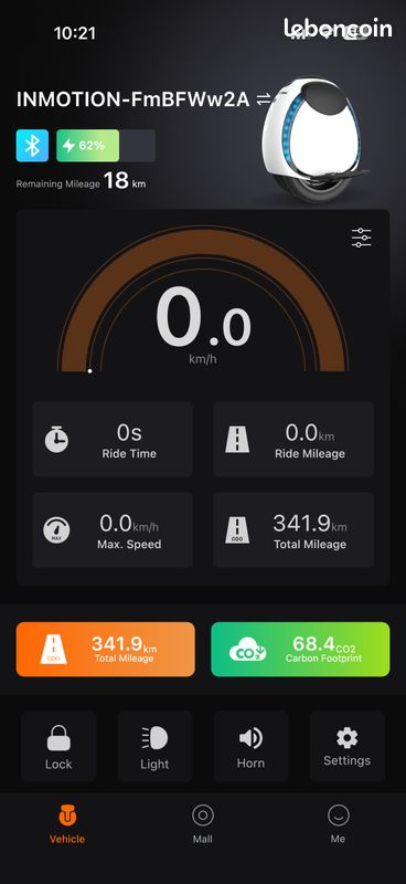 Gyro-roue Inmotion E20 (image 5)