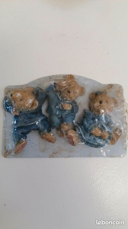 CASA - 3 MAGNETS - OURS BLEU - Neuf (image 2)
