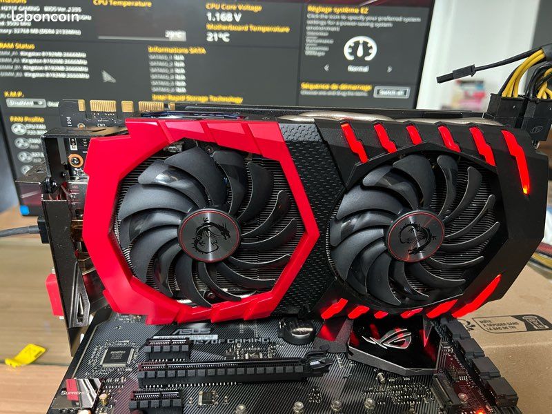 La carte graphique PNY GeForce GTX 1070 8 Go à 390 euros
