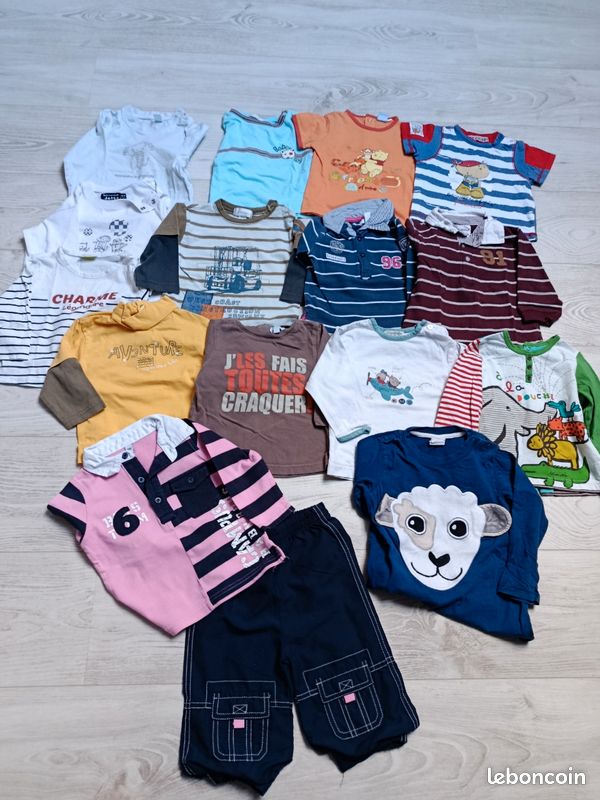 Vêtements bébé garçon 12 mois a l unité ou en lot (image 5)