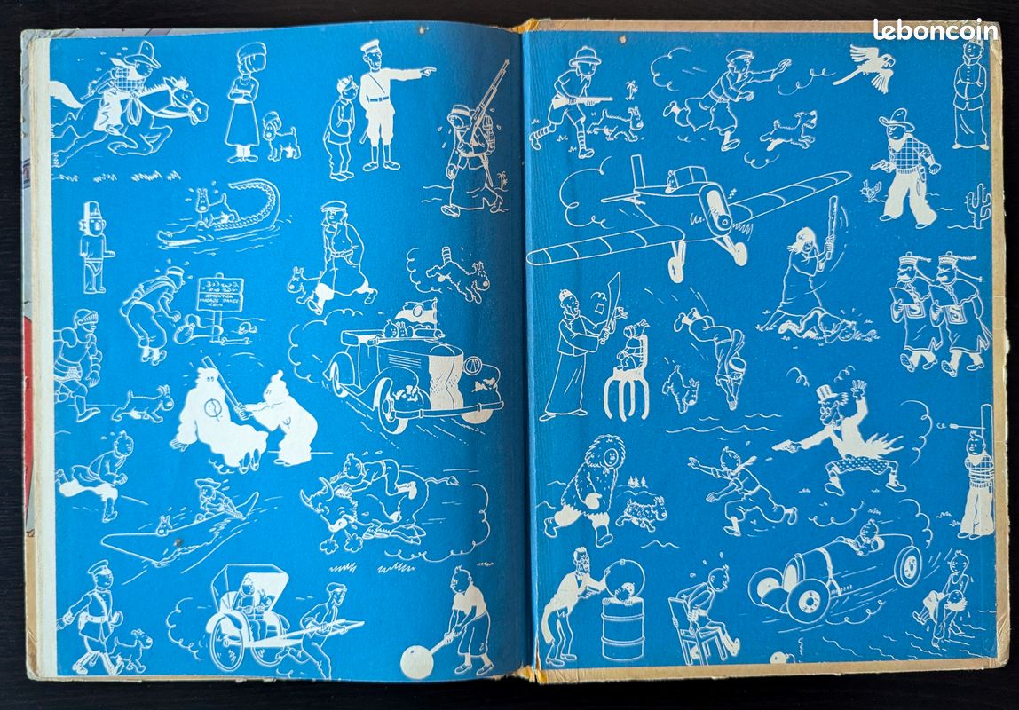 Tintin Les Cigares du pharaon B14 (EO couleurs française 1955) cotée 400 euros (image 20)