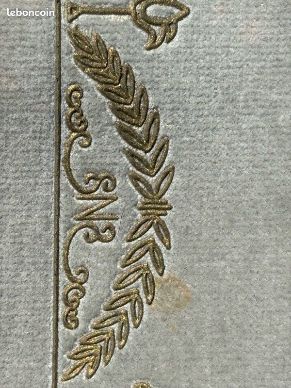 Tapis de bridge ancien avec coffret (image 2)