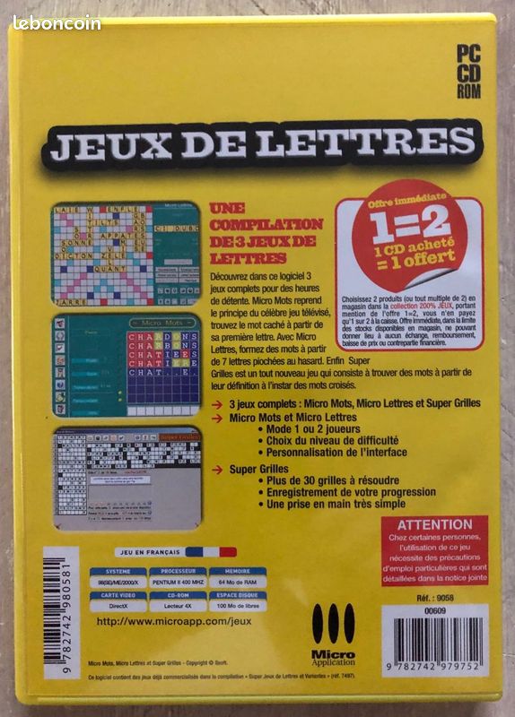 Jeu PC CD-Rom - Jeux de lettres (image 2)