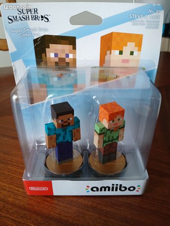 Amiibo Steve et Alex - Collection